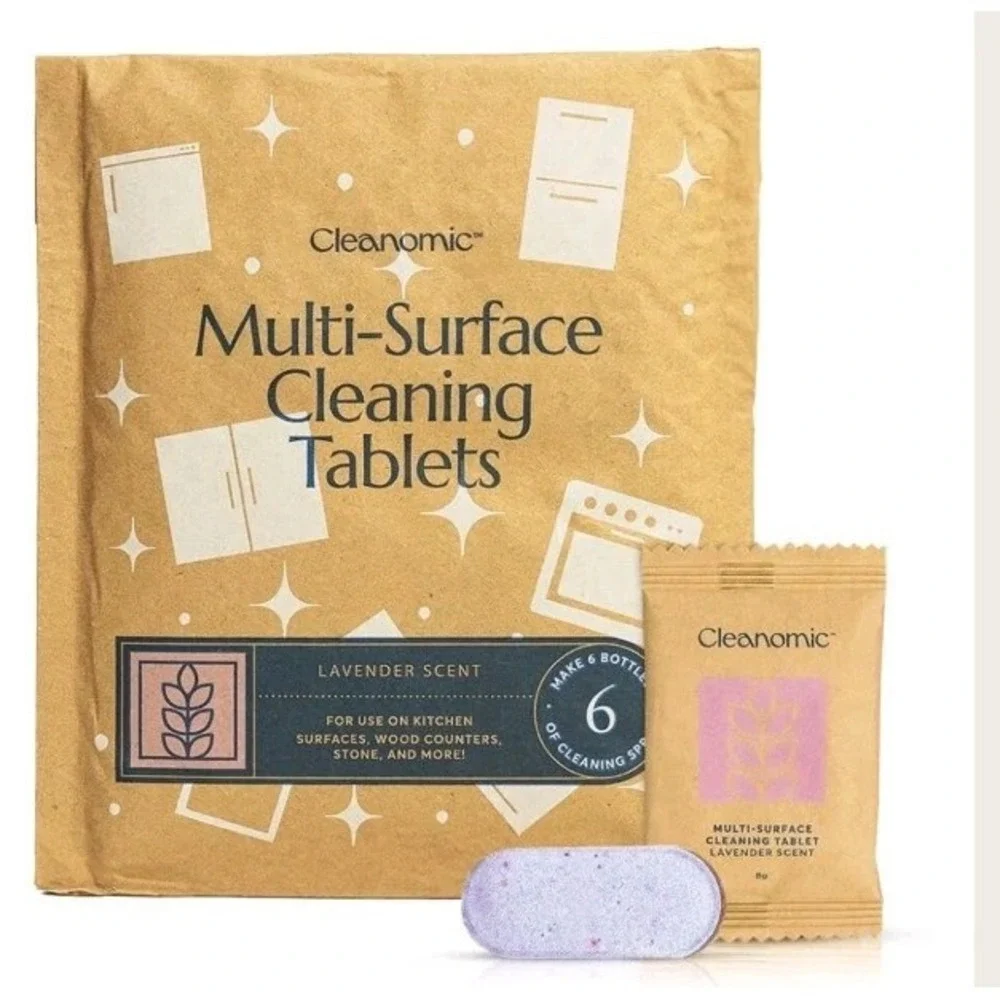 Cleanomic Multi-surface Cleaning Tablets Set Of 2 6 Tablet‎ Pouches 12 Months